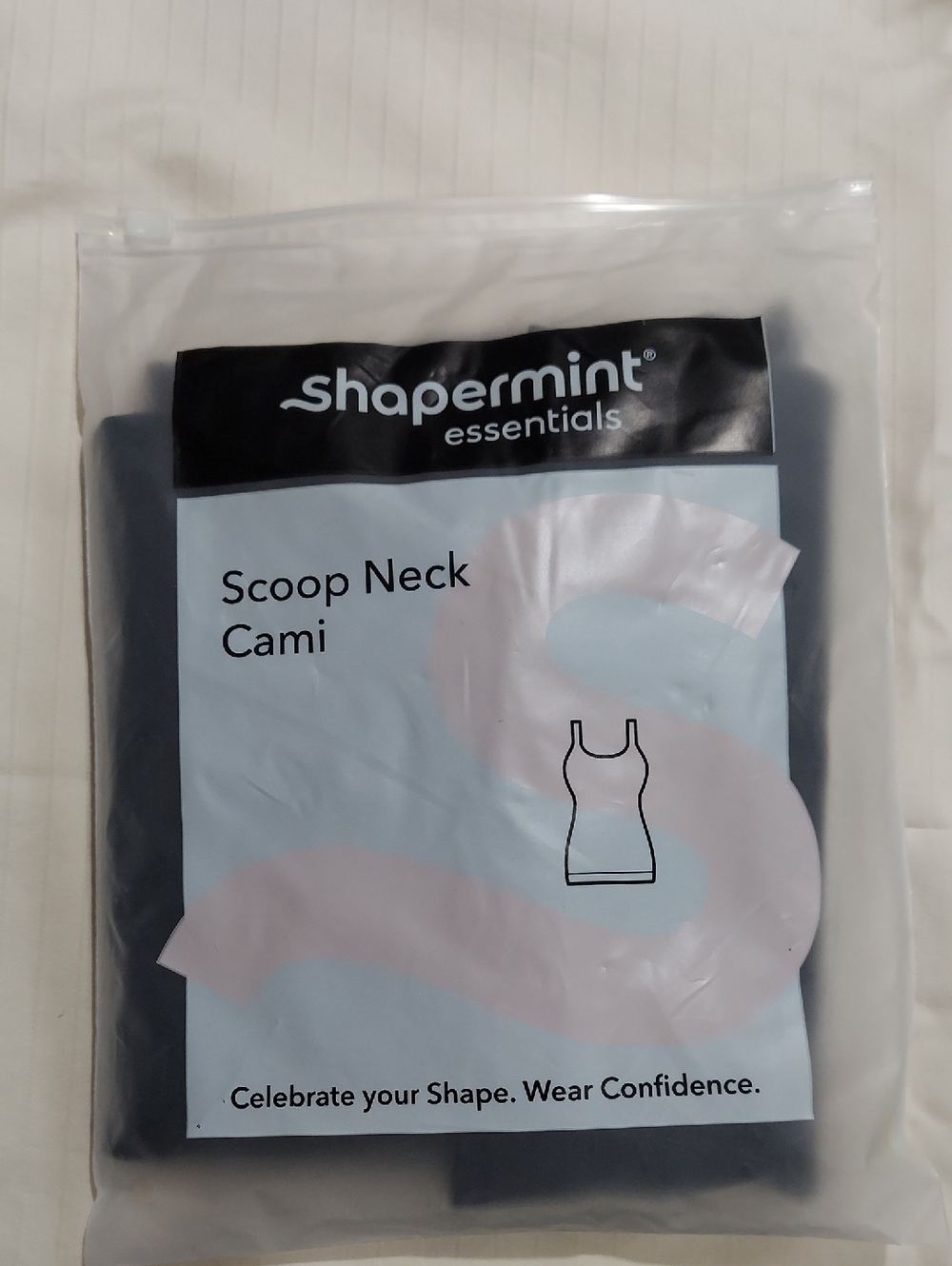 New With Tags Shapermint Scoop Neck Cami - Black